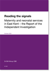 Reading the signals report front cover