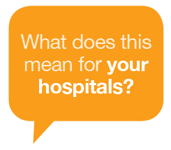 What does this mean for your hospitals?