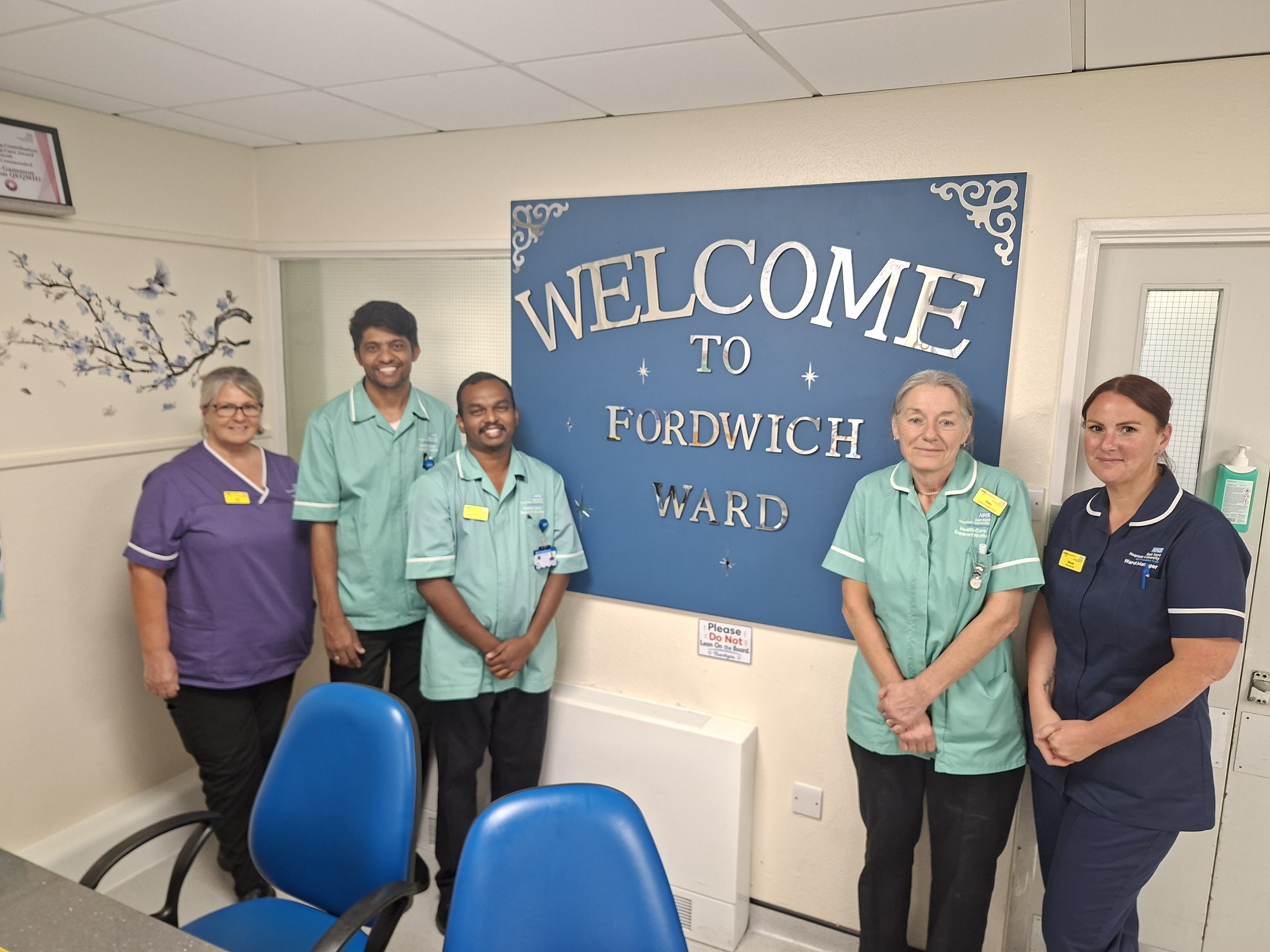 Some of the Fordwich ward team