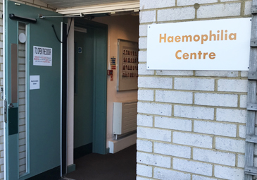 Haemophilia Centre Front Entrance