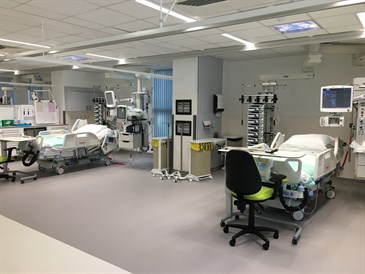 Inside the new critical care unit