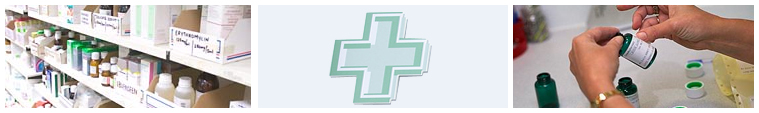 Images of pharmacy services across the Trust