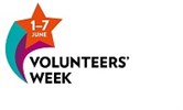Avatar of Volunteers Week logo. Logo is a red 'shooting' star with 1-7 June in the star, and the words Volunteers' Week underneath