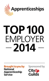 Top 100 apprenticeships logo