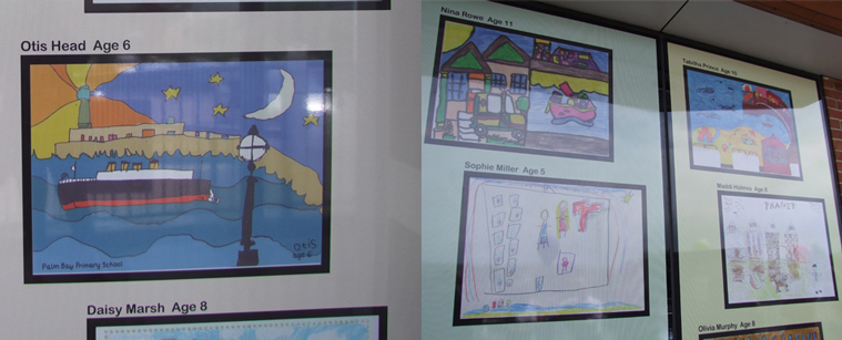 School children design artwork for QEQM windows