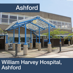 Apply for a position at William Harvey Hospital, Ashford