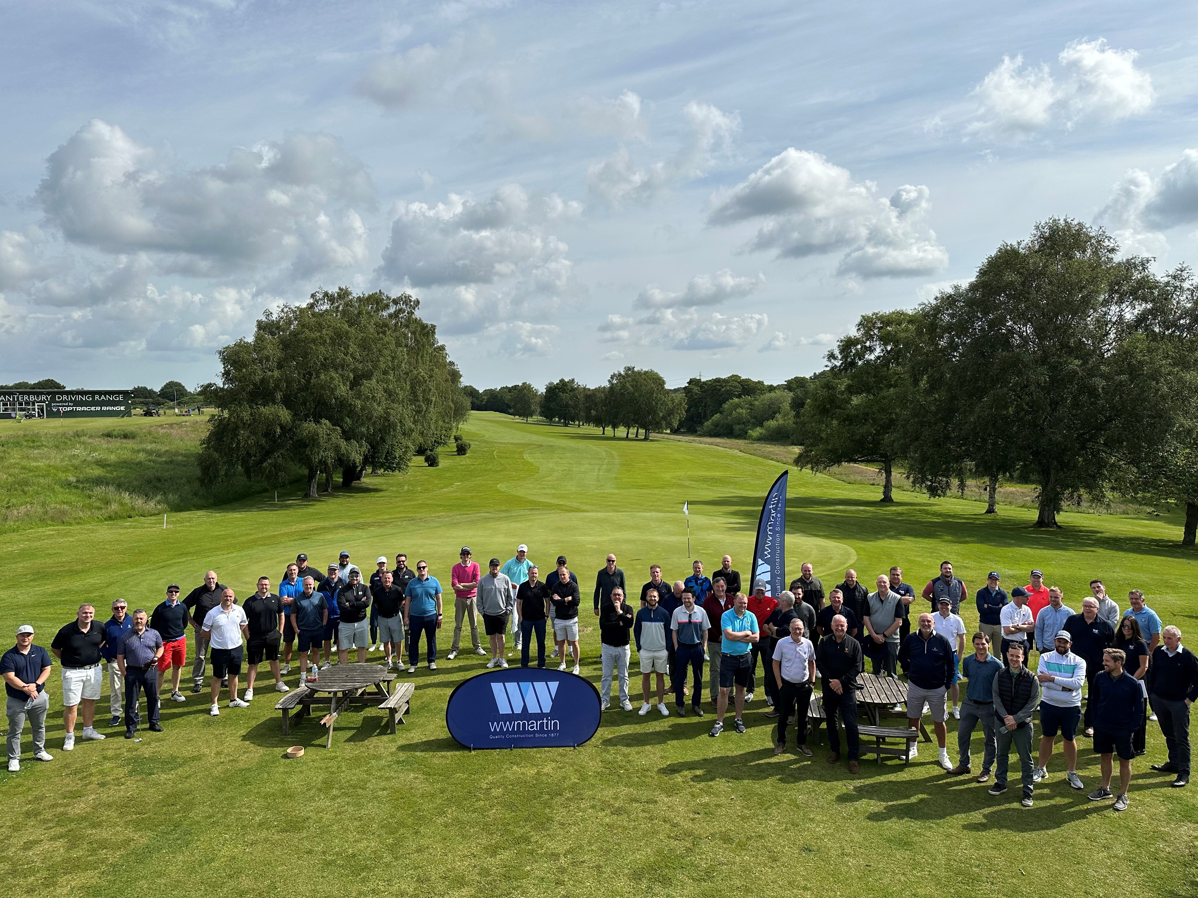 Golfers who took part in the tournament