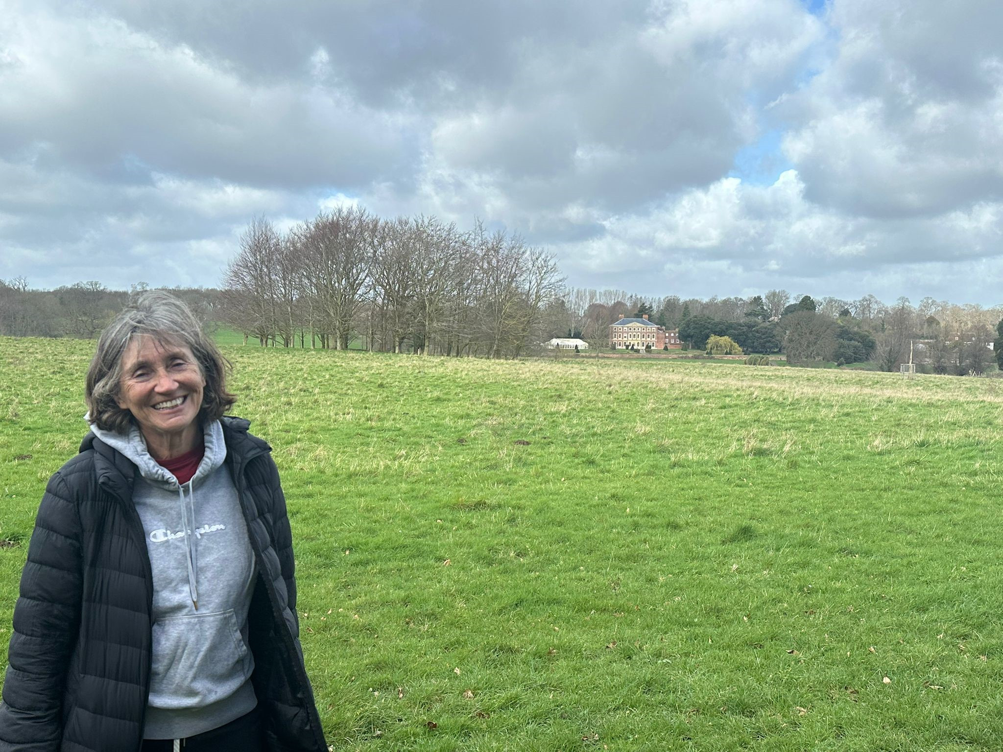 Michelle on one of her daily walks