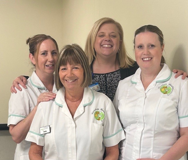 The newborn hearing screening team at WHH