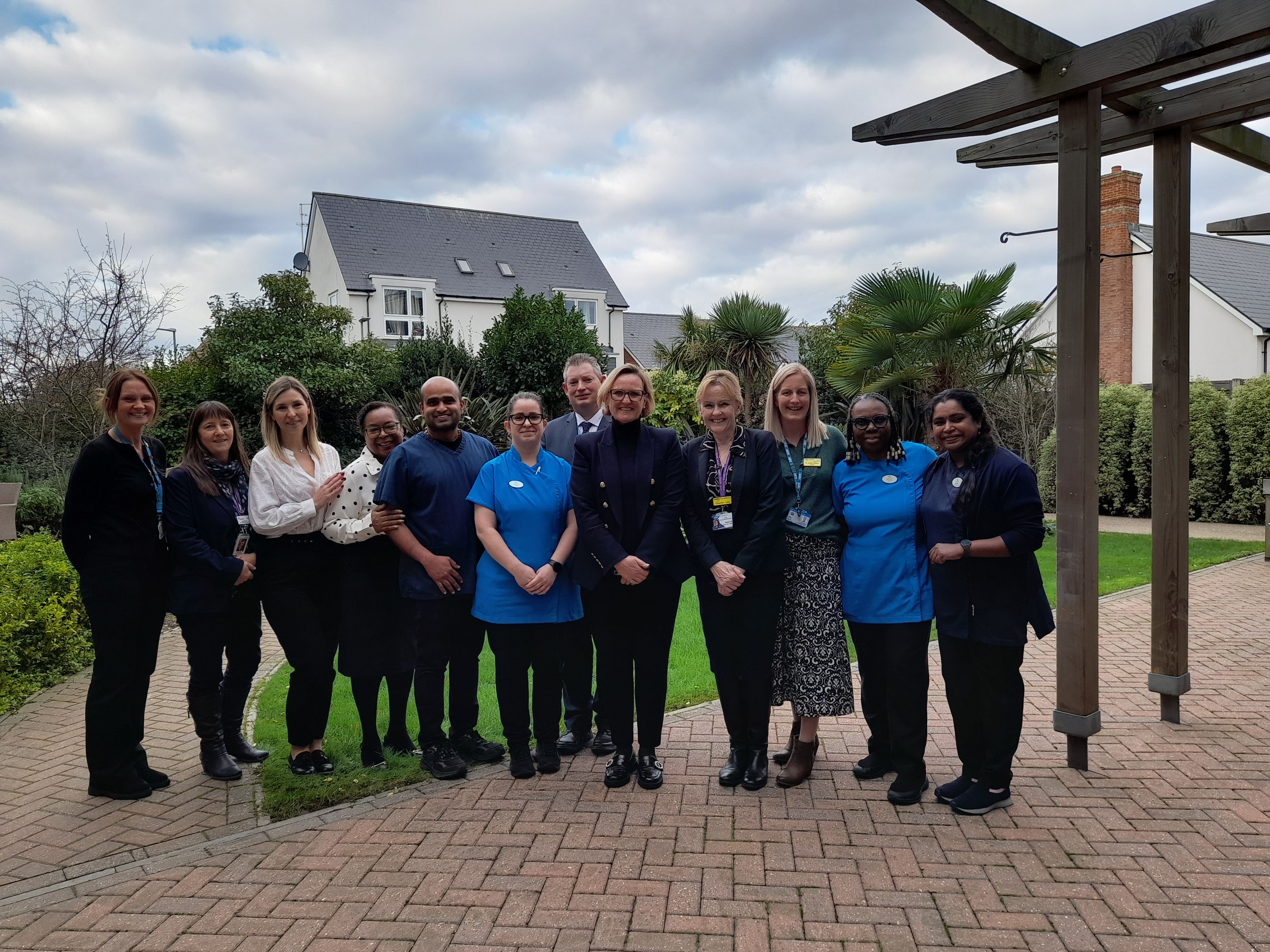 The team during the visit to Folkestone