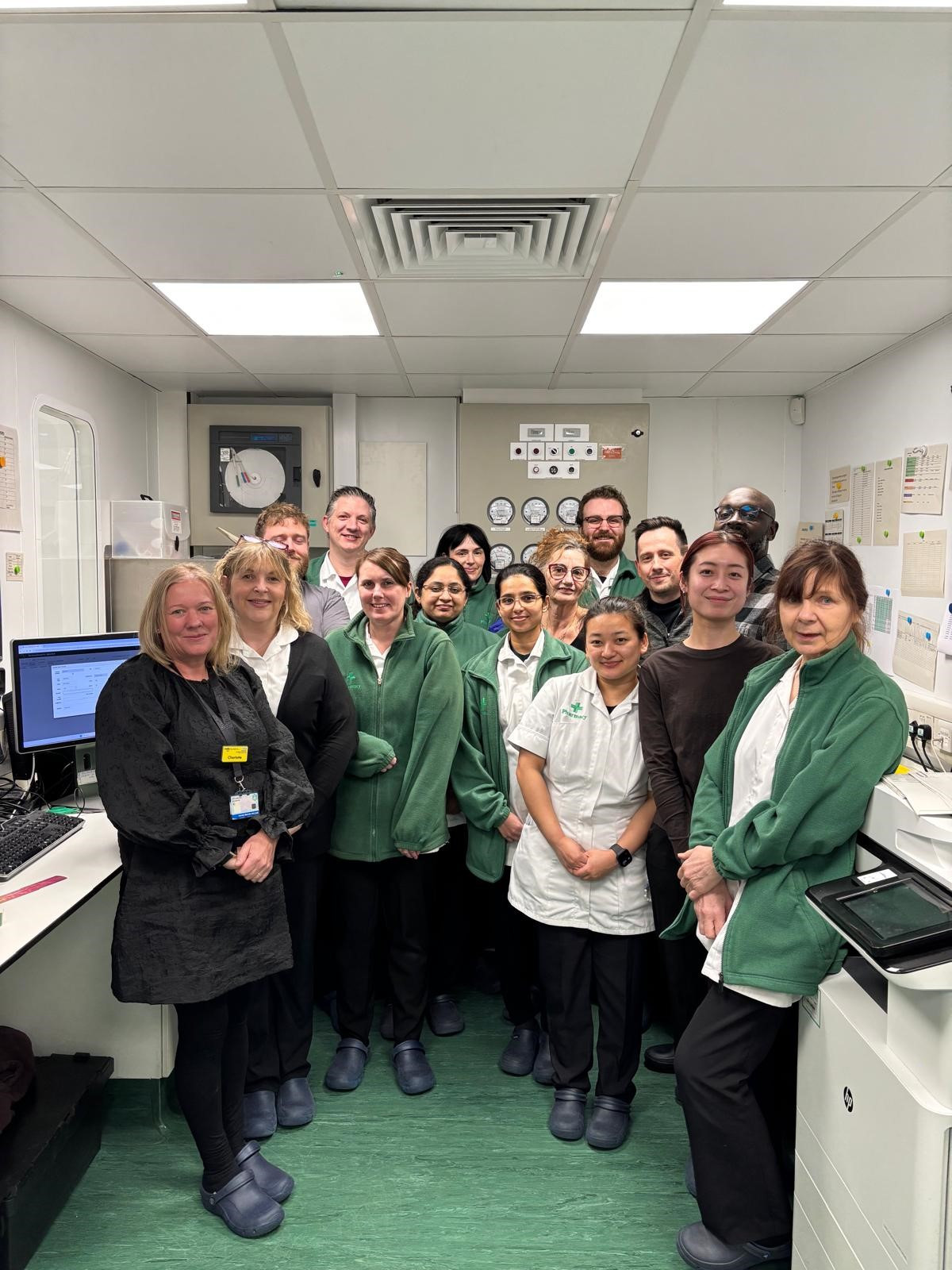 The team in the new unit