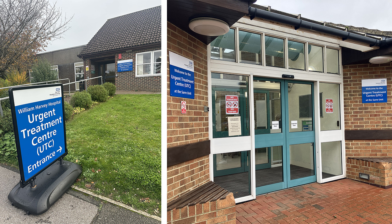 Urgent Treatment Centres at William Harvey and QEQM Hospitals