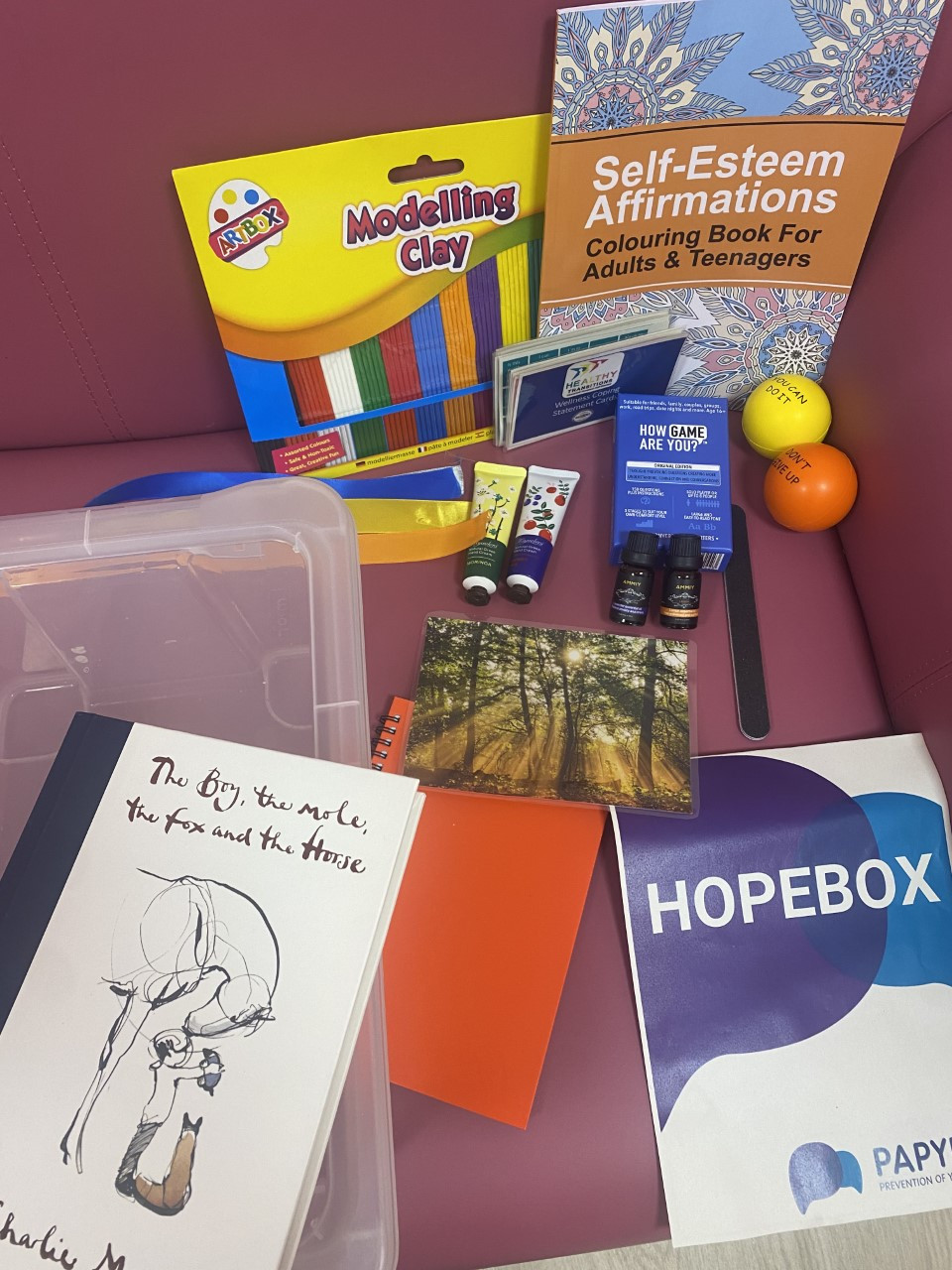 Hope box will comfort children in a crisis